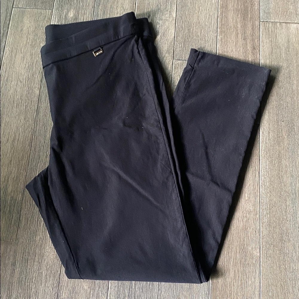 Y2K Anne Klein Black Slim Fit Stetch Pants, Size L
